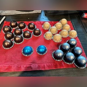 Various Nespresso Vertuo Pods